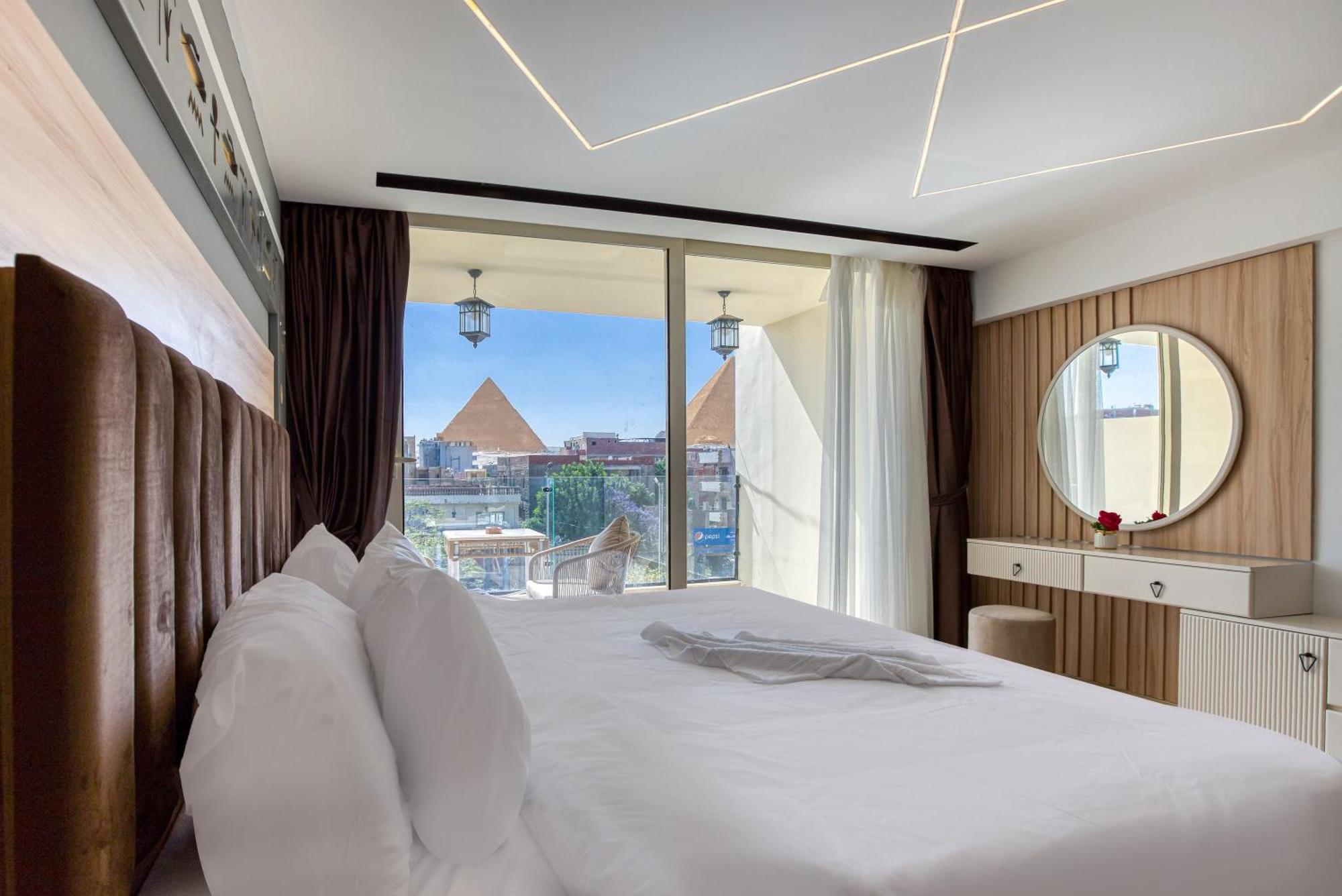 The Platinum Pyramid View Inn Kafret el-Gabal 외부 사진