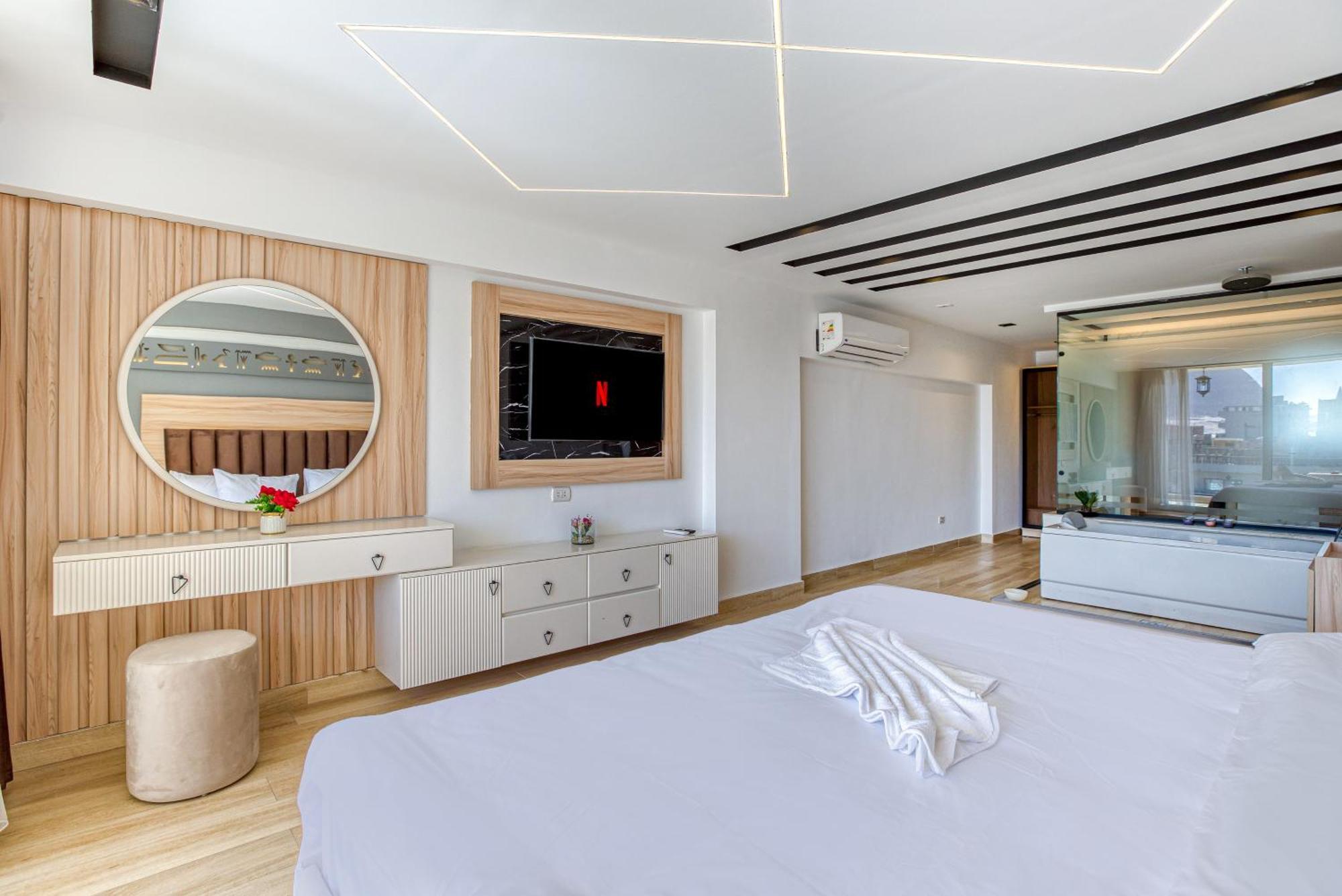 The Platinum Pyramid View Inn Kafret el-Gabal 외부 사진